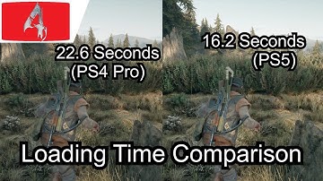 Days Gone PS4 Pro vs PS5 Backward Compatibility Load Time Comparisons