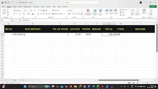 ESTIMATION &amp; COSTING (SITE CLEANIING)