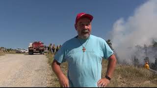 Fire crews respond to multiple fires in the Birdseye area