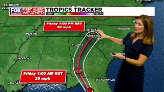Kendra has latest track on Tropical Storm Nicole