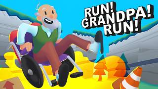 🔴GOTTA ROLL FAST! | RUN! GRANDPA! RUN! (FULL GAME) screenshot 4
