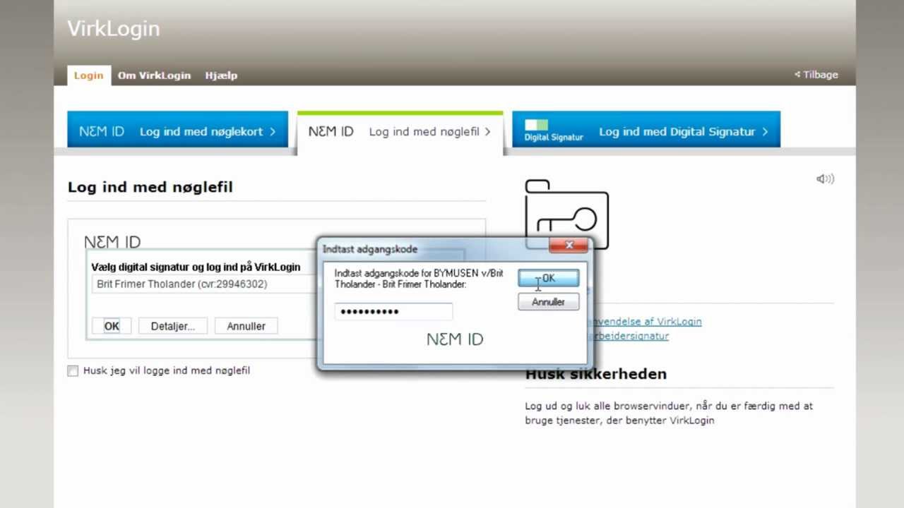 Vejledning til medarbejdere: Anmod om adgang til den Digitale Postkasse - YouTube