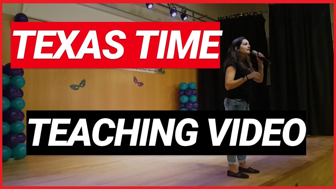 Texas Time Line Dance [TEACHING VIDEO] YouTube