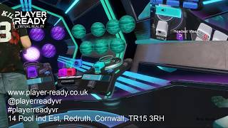 Electronauts VR - Vive Pro - Mixed Reality LIV View - First Time @ Player Ready VR Cornwall