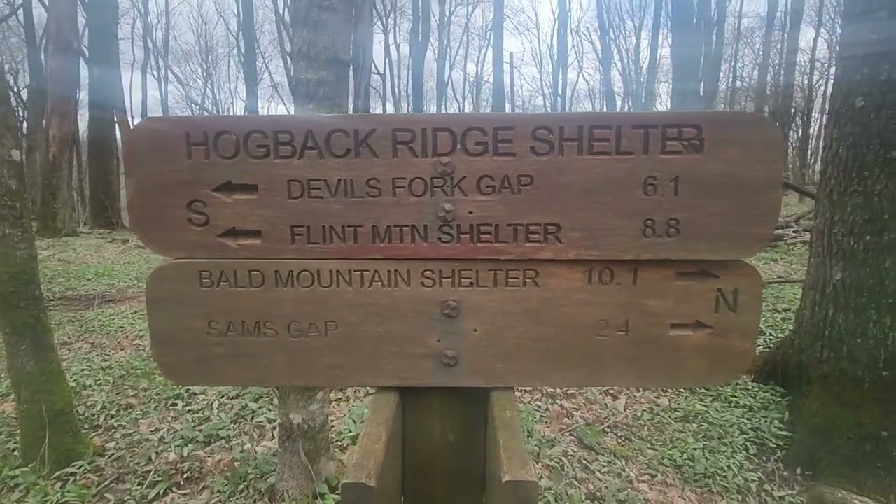 Day 37 April 12 Devils Fork to Sam's Gaps "Hail No!"