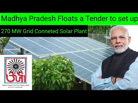 The Madhya Pradesh Urja Vikas Nigam Ltd floats a tender to set up 270 MW Solar Power Plant???