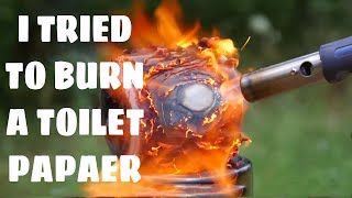 WILL THIS TISSUE BURN?