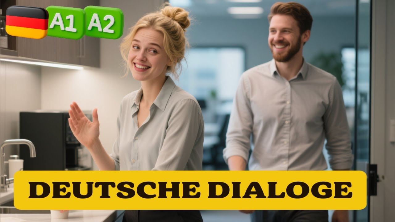 🎧3 echte deutsche Dialoge für A1-A2 | Alltagssituationen | Deutsch ganz natürlich lernen