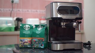 Make Rich Delicious Starbucks Cappuccino At Home With Blitzwolf Bw-Cmm2 Espresso Machine
