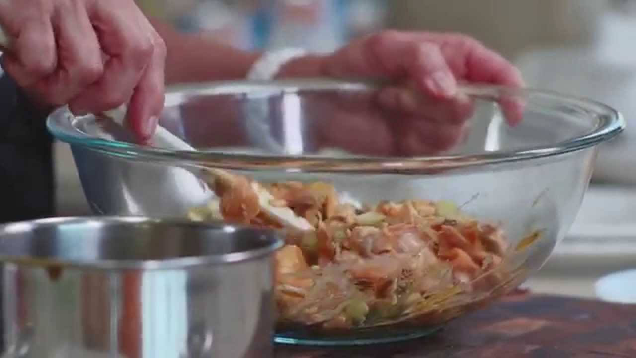 Spicy Mandarin Asian Salmon with Chow Mein