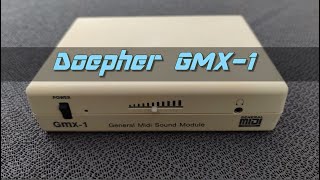 Rare 1992 General Midi Module Doepfer GMX-1 playing Jagged Alliance Title heme