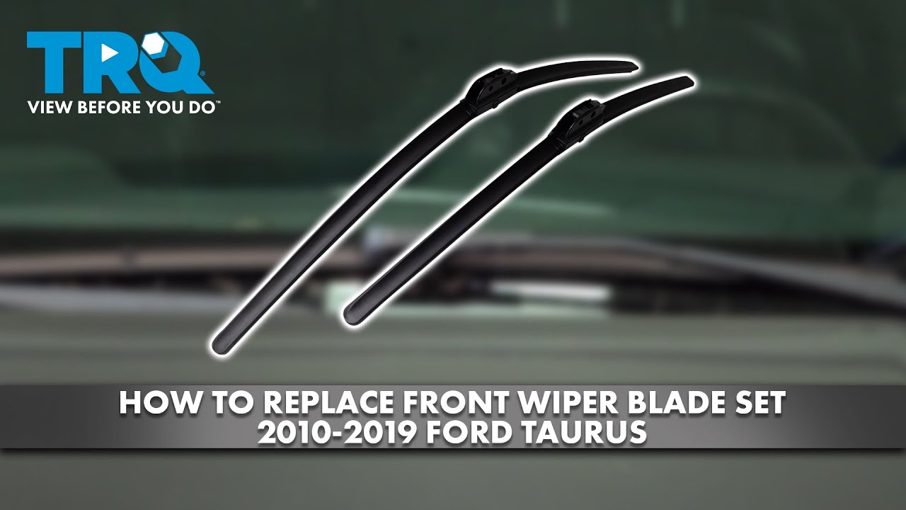 Как заменить комплект передних щеток стеклоочистителя на Ford Taurus 2010-2019