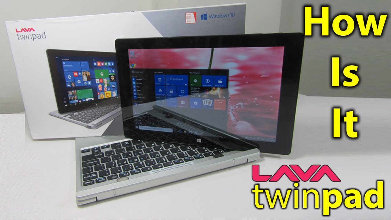 Lava twinpad : 2 In 1 Touch screen Laptop+Tablet Unboxing Review !