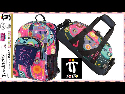 mochila acuareles totto