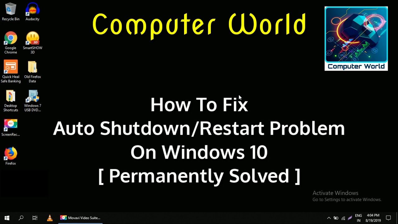 How To Fix Auto Shutdown/Restart Problem On Windows 10 ...