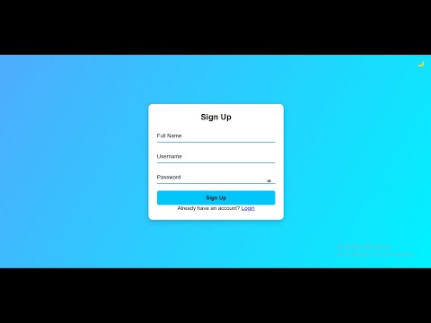 4.JavaScrip project: Login