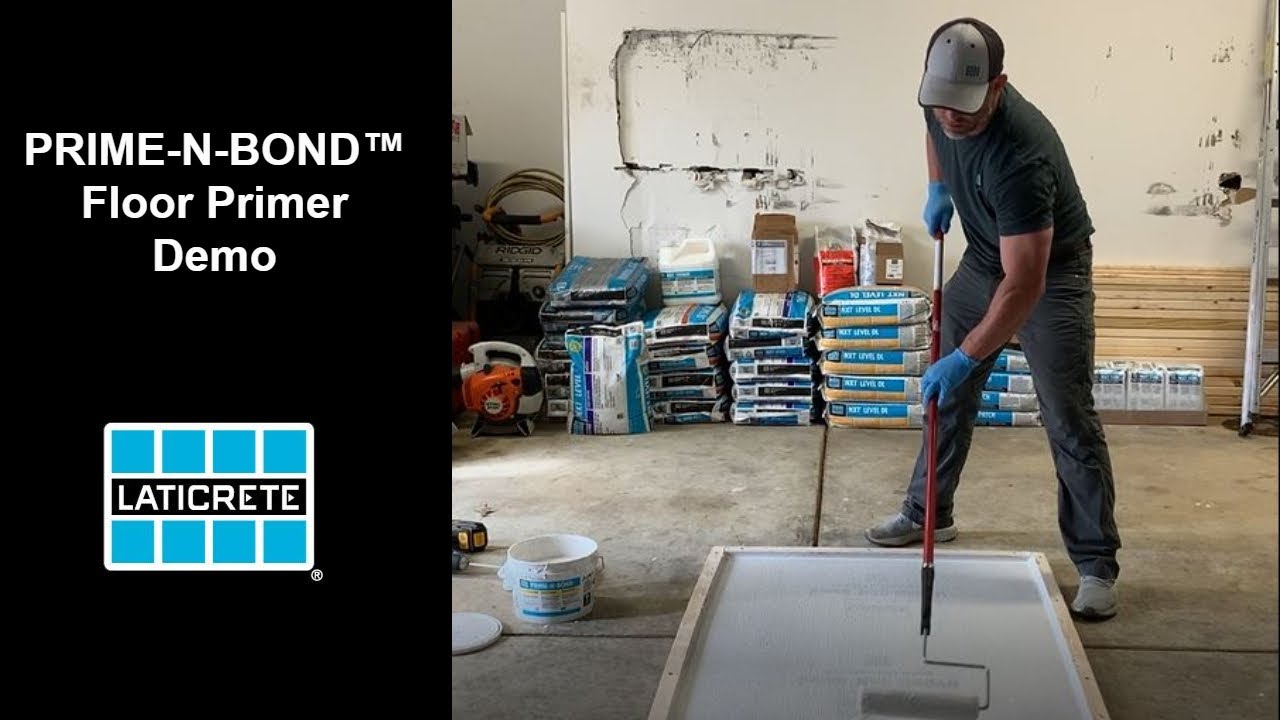 Demo of How to Use PRIMENBOND MultiPurpose Floor Primer by LATICRETE YouTube