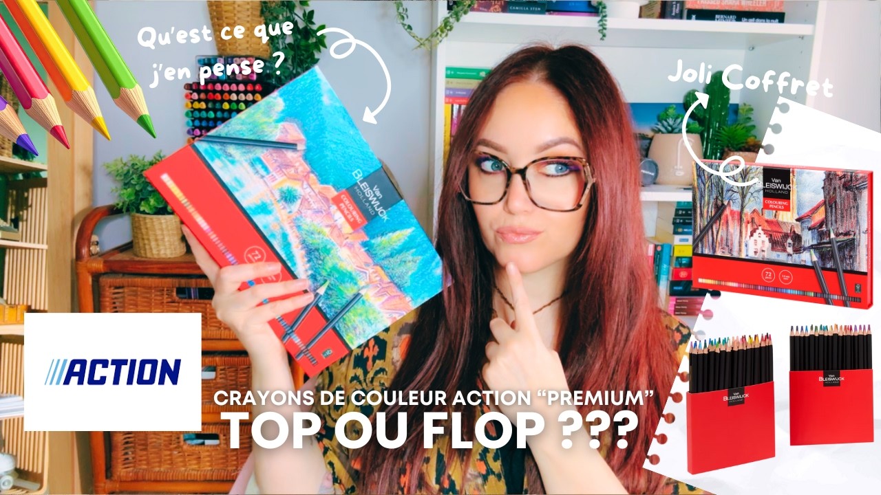 Je teste les crayons de couleur de chez Action ! 🎨🖍️✨