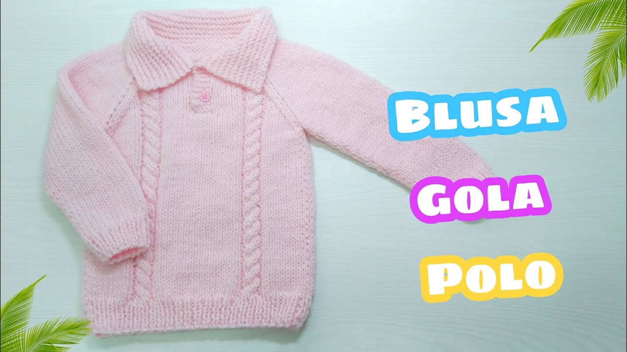 Blusa de trico infantil ana alves Clearance