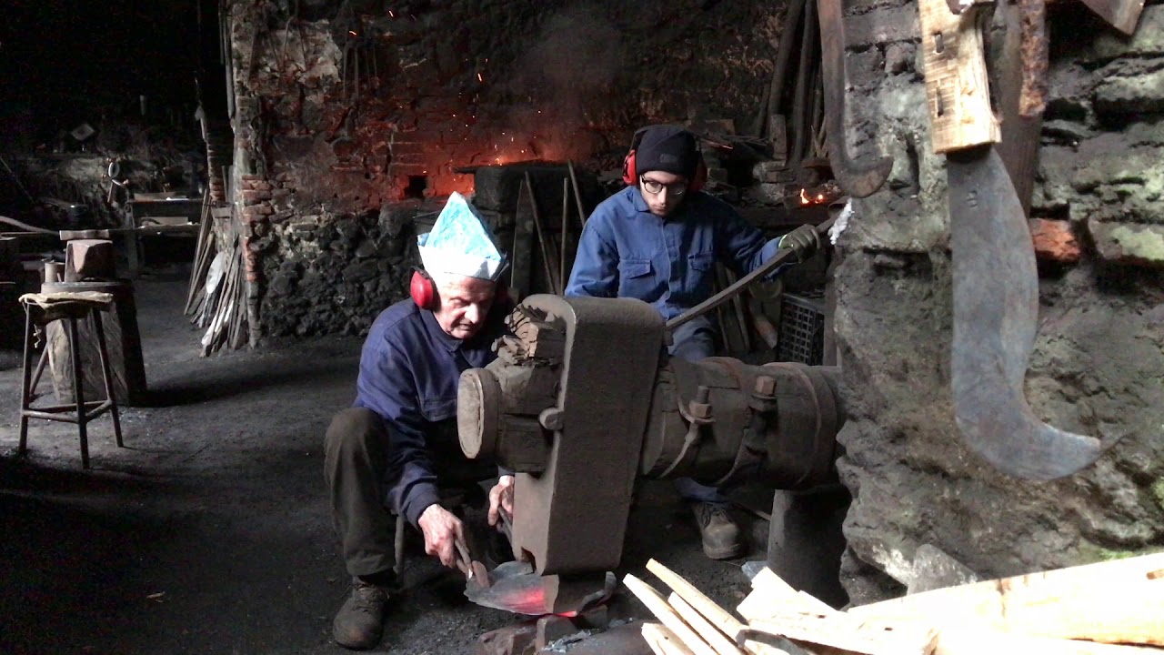 Blacksmith - Water powered machinery - Antica Ferriera Valpedogna,Tuscany, Italy