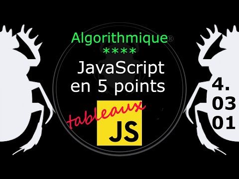 Algorithmique : JavaScript en 5 points - 4.03.01 push pop