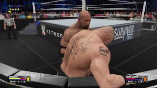 Goldberg vs Brock Lesnar 2k17