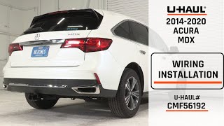 2018 Acura MDX Trailer Wiring Installation