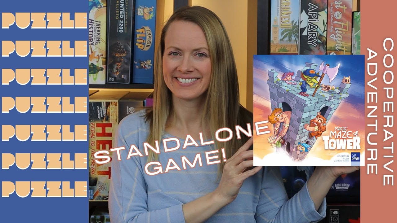 MAGIC MAZE TOWER | НОВАЯ СОВМЕСТНАЯ ИГРА-ГОЛОВОЛОМКА