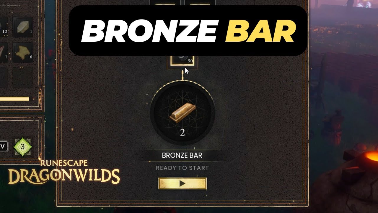 How to Get Bronze Bar in RuneScape: Dragonwilds