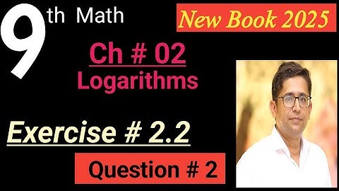 Class 9 Math New Book 2025 | Ch 2, Exercise 2.2 | Question 2