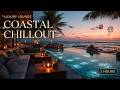 Luxury Infinity Pool Villa Ambience | Coastal Chillout Music | 2 Hours 4K
