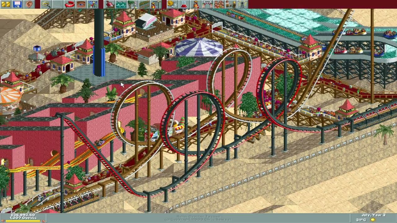RCT 1 Promotional Parks - PC Gaming World part 2