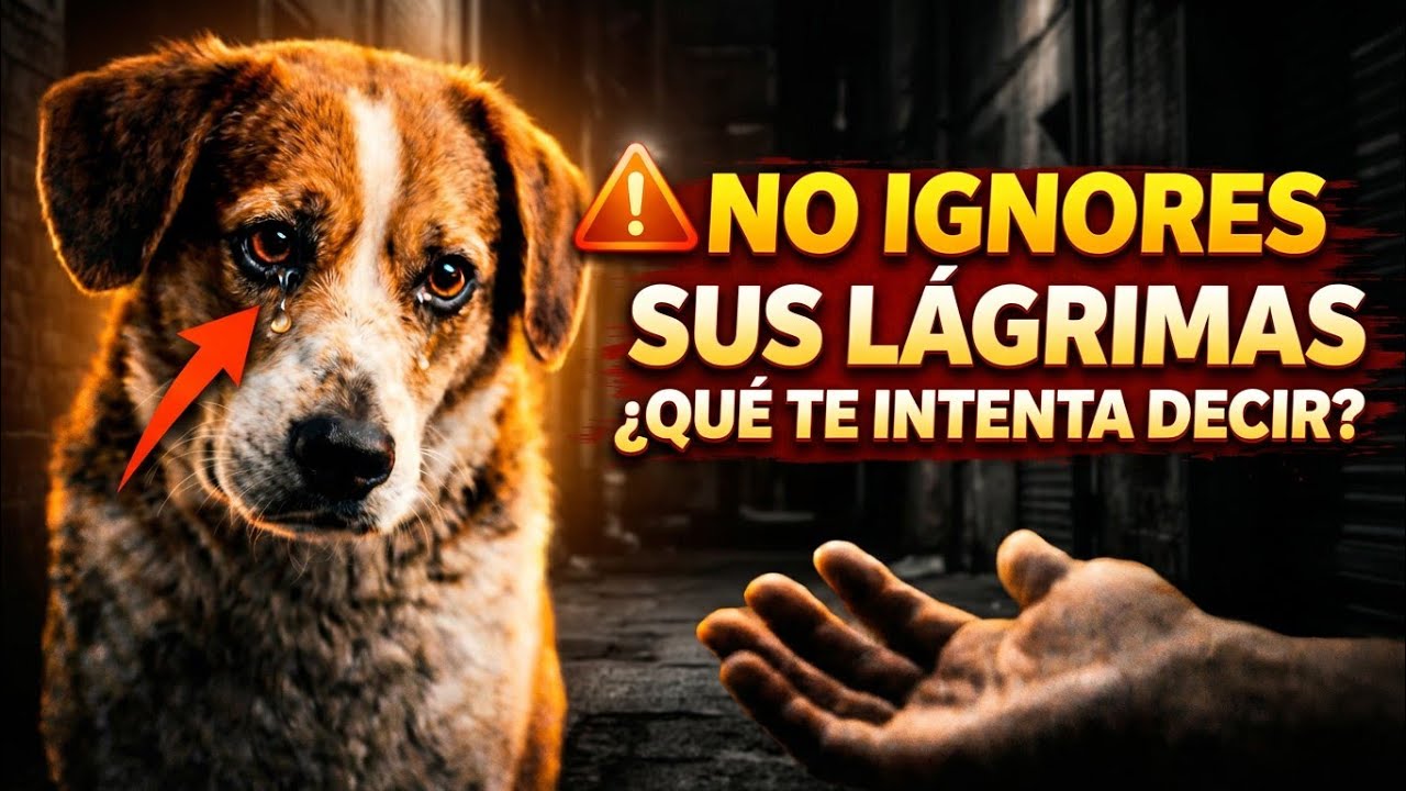 SI TU PERRO LLORA… ESTO ES MUY GRAVE