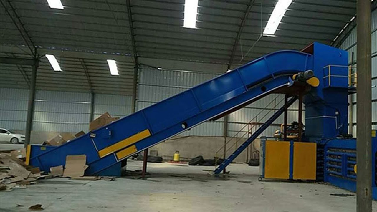 Thread Wire On Cardboard Baler