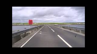 Churchill Barrier 1 On A Motorcycle