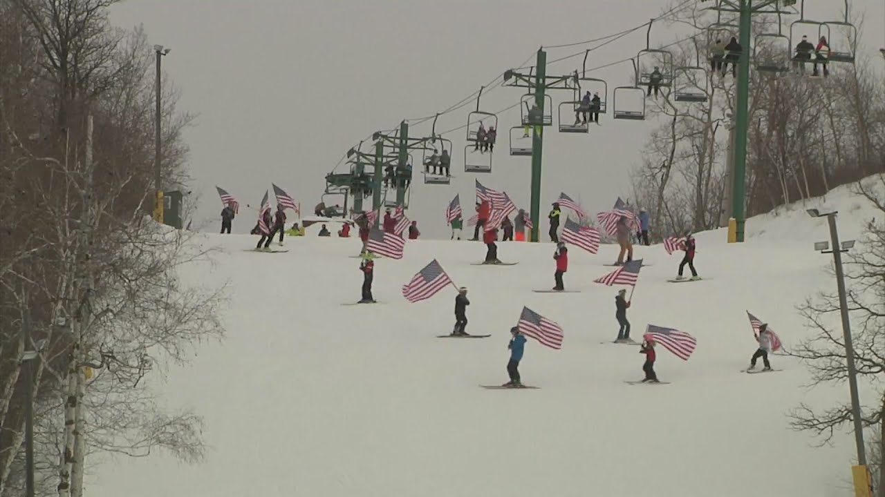 ‘Incredible to see’ Bottineau Winter Park honors military members on