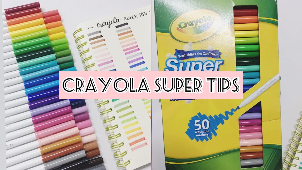 Crayola super tips review & testing cheap art supplies 