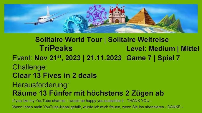 Solitaire World Tour Game #25, September 4, 2023 Event, FreeCell Expert 