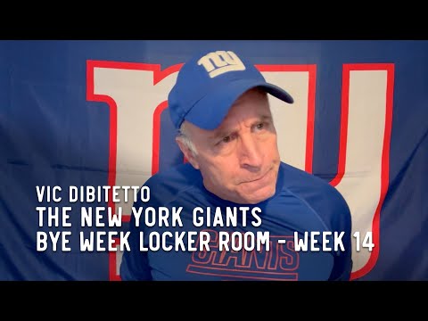 The New York Giants Bye Week Locker Room - Week 14