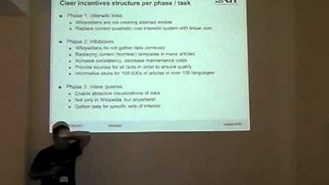 Wikidata- making a Semantic Wikipedia a reality