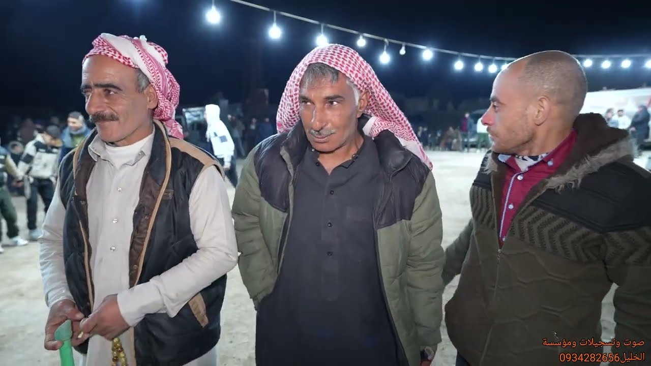 افراح عشيره البوشيخ الحفل برعايه صوت مؤسسه الخليل العريس علي شحود العزيزي الفنان ربيع البصري ح4