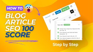 Blog Post SEO kaise kare 100 score | SEO Optimization | Rank Math Seo Tools Web Barman