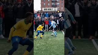 MESSI VS NEYMAR 1V1 👀 #messi #neymar #football #soccer #ai #viral #shorts #fyp