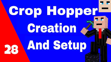 How to Create and Use a Crop Hopper the on Skycade Skyblock servers