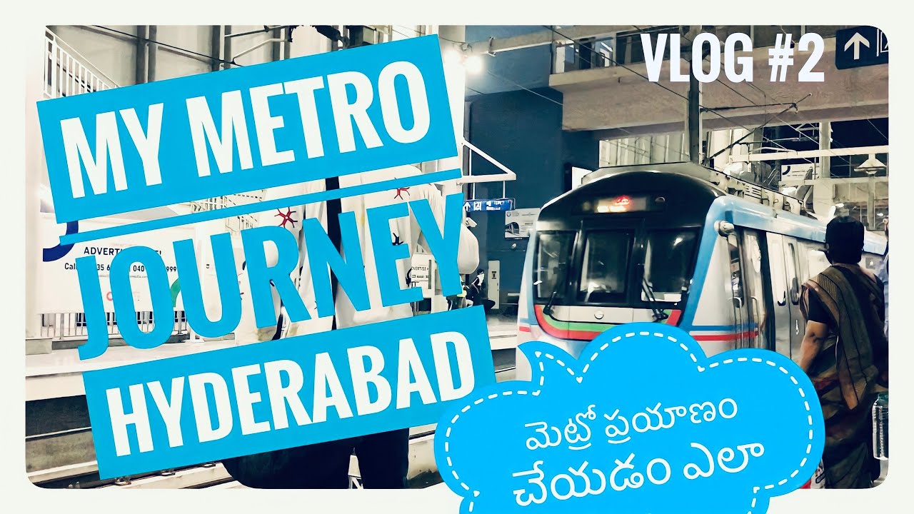How To Travel by Metro || Hyderabad Vlogs
