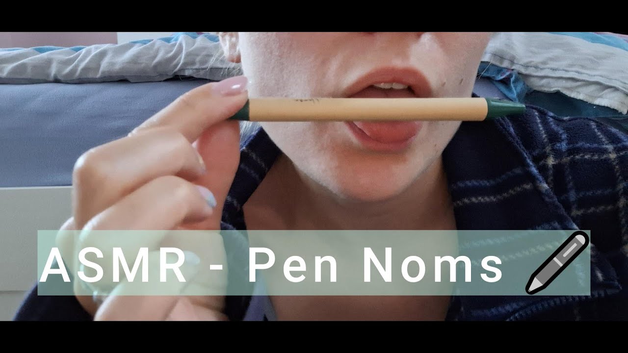 ASMR - Pen Noms 🖊 Intense Mouth Sounds