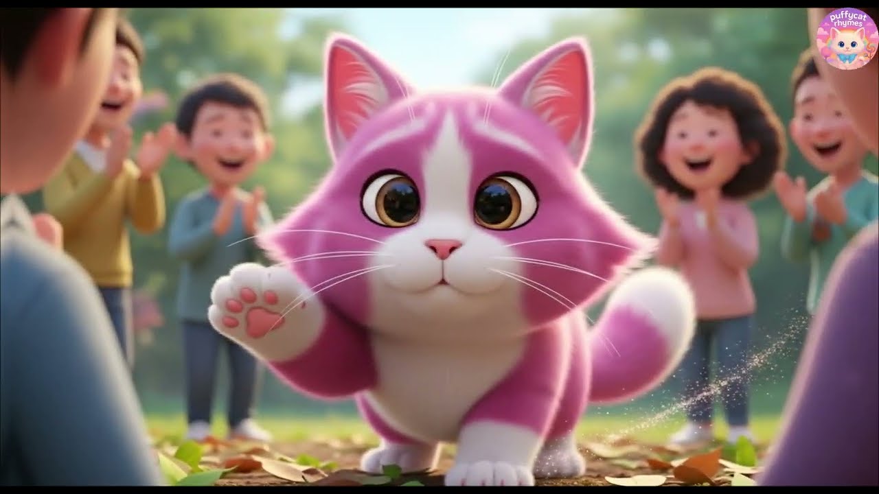 🍂 Puffy Cat’s Autumn Harvest Dance 🎃🐱🍁 | Fall Fun Song for Kids – Dance, Giggle & Play! 🍎✨