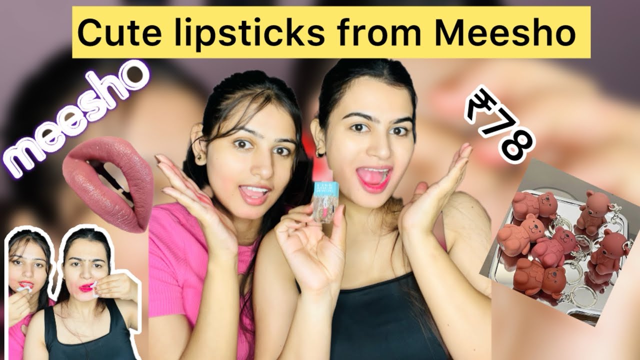 ✨ Huge Meesho Lipstick Haul | Affordable Lipsticks Under ₹200 | Honest Review + Swatches 