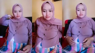 Bumil Hijab Cantik Live Ya