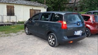 2012 Peugeot 5008 HDi 110 startup, engine and in-depth tour